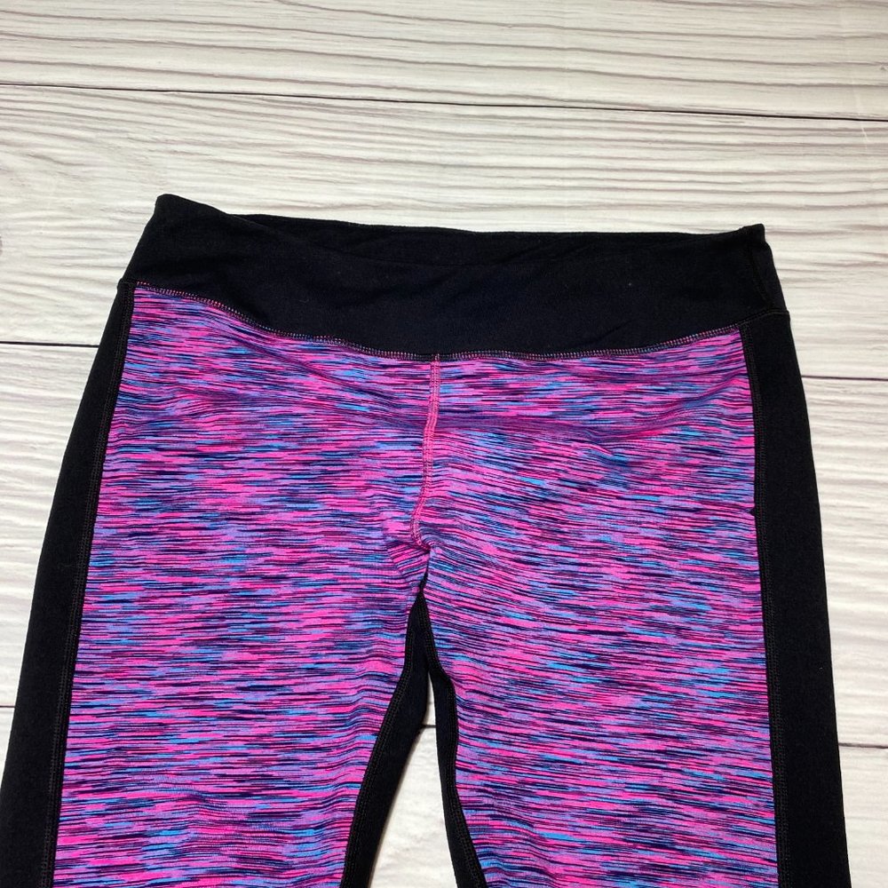 Fabletics Sydney Space Dye Leggings Pink Black - Picture 4 of 16